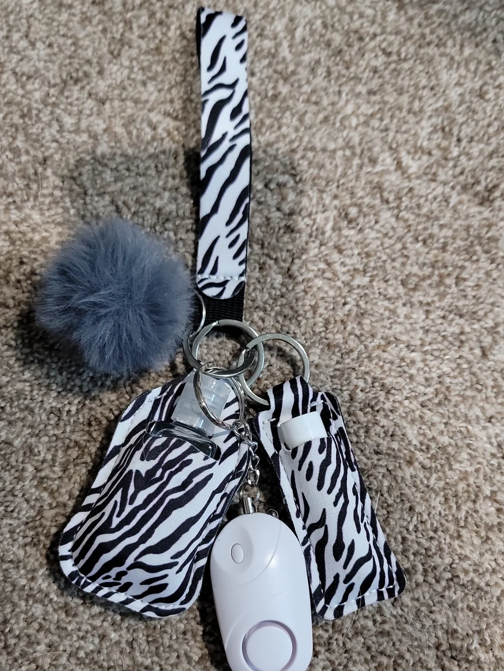 Keychain Sets: Zebra, And Nurse Designs